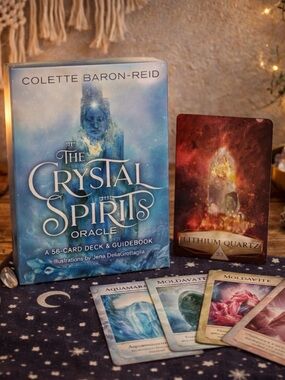 The Crystal Spirits Oracle Deck – Blue Spiritual Oracle Cards